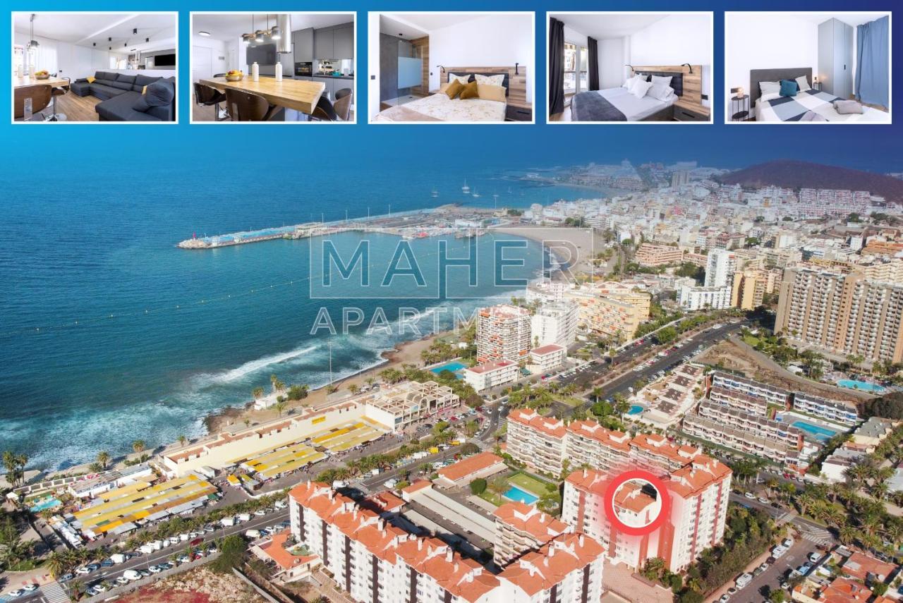 Spectacular Sea View Penthouse Apartment Los Cristianos  Exterior photo